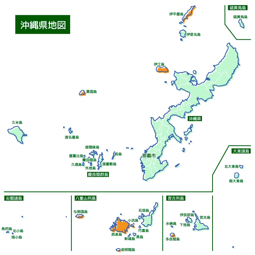 沖縄県地図