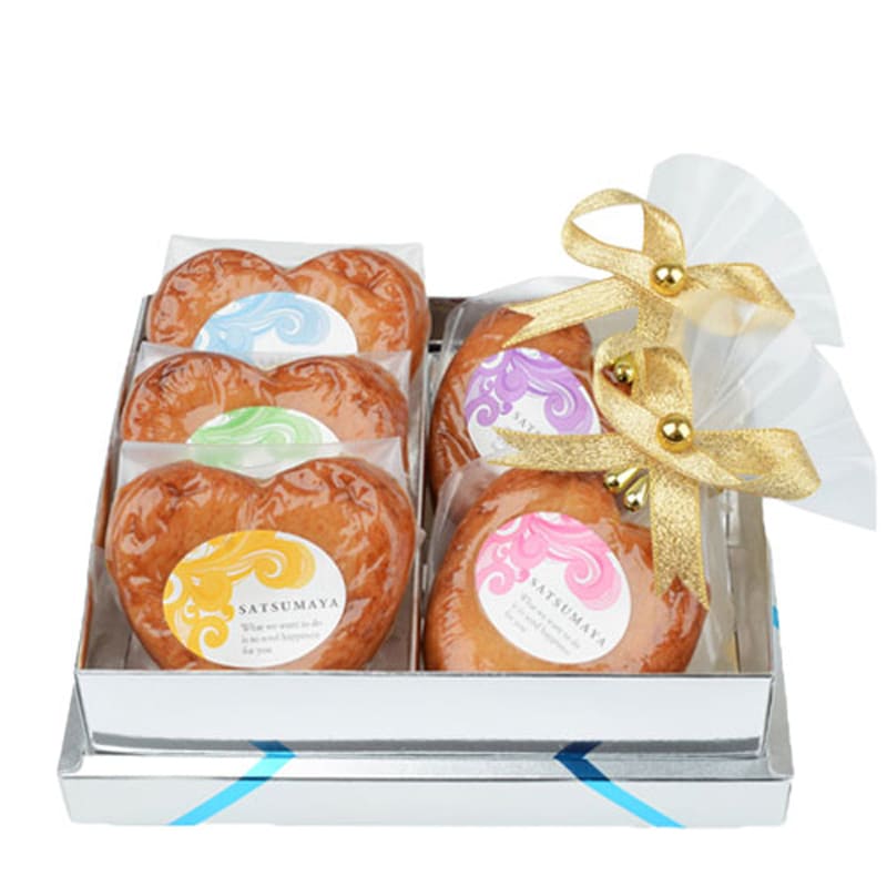 薩摩家 ハートセット(真空) BS-6(ブルー)