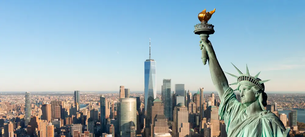 自由の女神画像