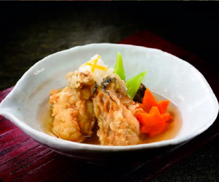 牡蠣の揚げだし