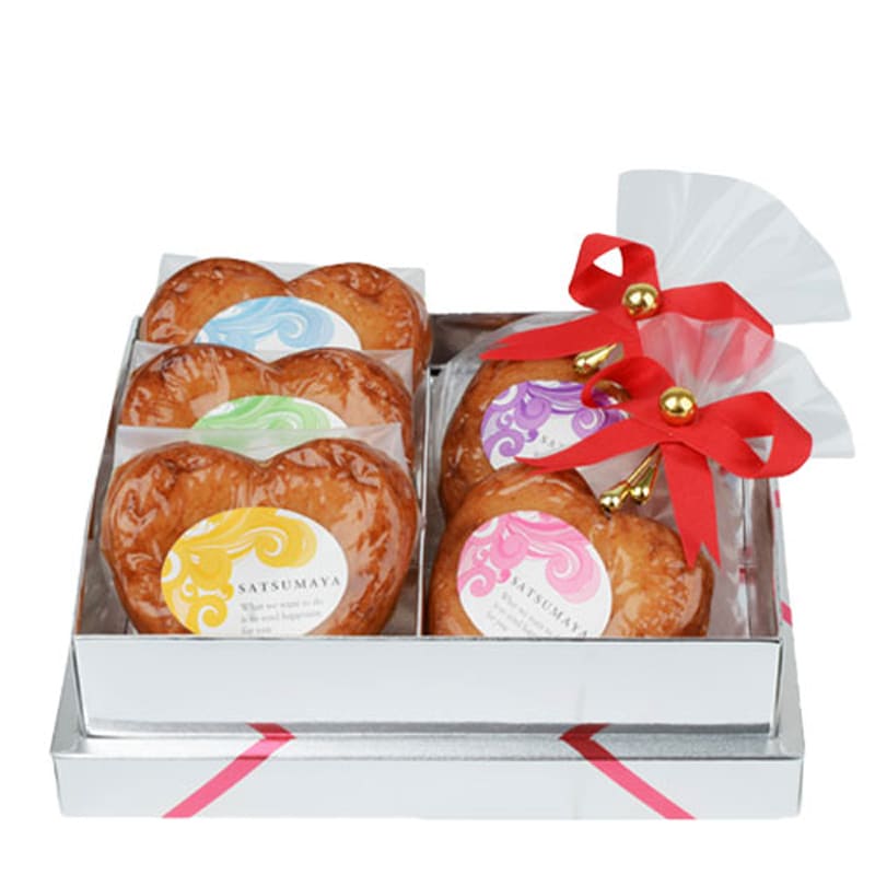 ハートセット(真空) BS-5(ピンク) (5枚入) 薩摩家