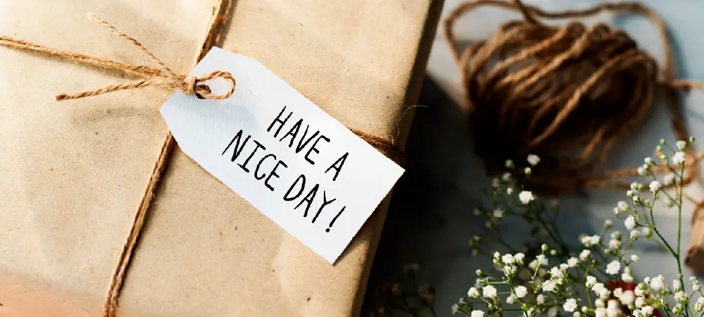 have a nice day!タグ付きギフト