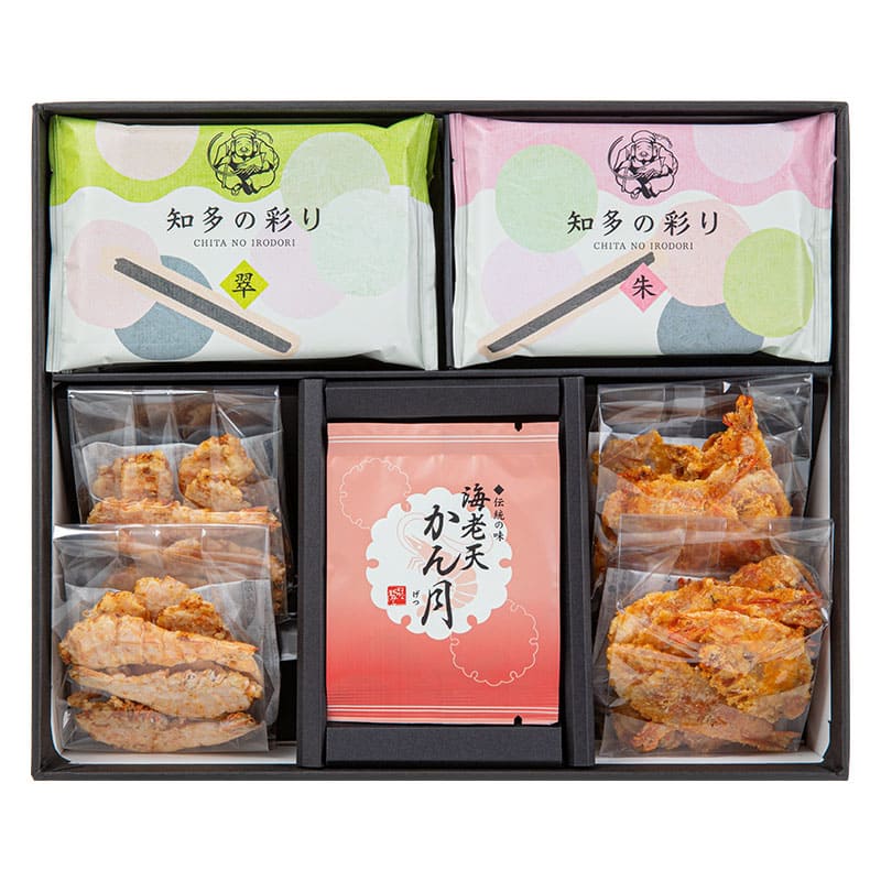 【送料込】えびせんべい詰合せ「竹」(5種20袋入) KN-40 かなん堂