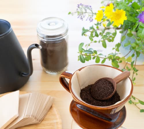 コーヒードリップ準備