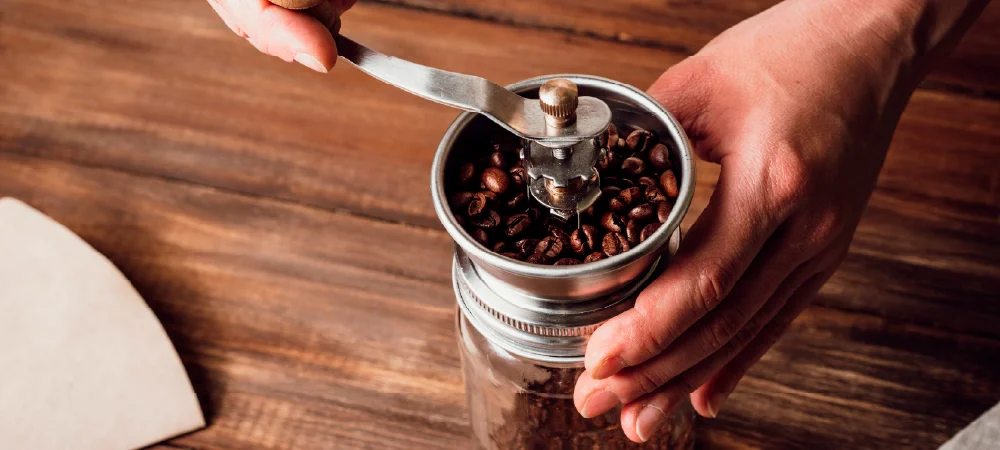 コーヒーの引き方