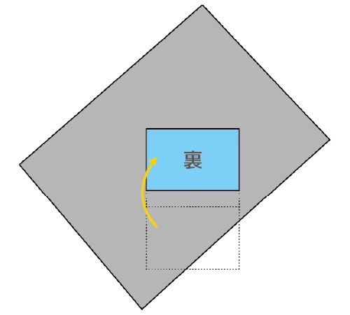 包装紙が大きすぎる01